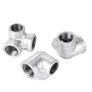STZ Industries 1/2 in. FIP each X 1/2 in. D FIP 1/2 in. D FIP Galvanized Malleable Iron Side Out Elb
