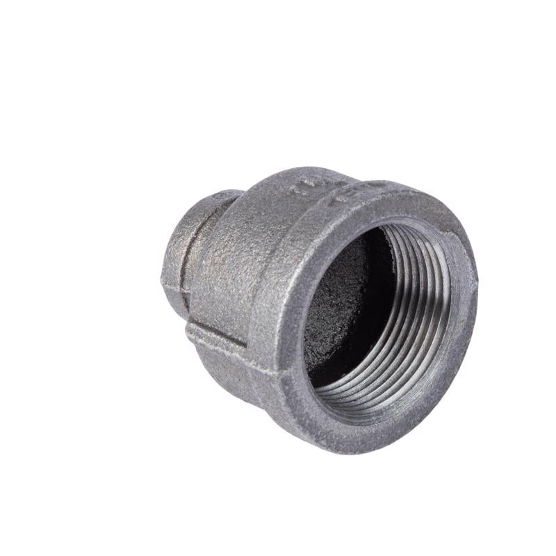 STZ Industries 1-1/4 in. FIP each X 3/4 in. D FIP Black Malleable Iron Reducing Coupling