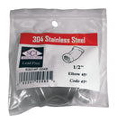 FEMALE ELBOW 45 1/2" SS