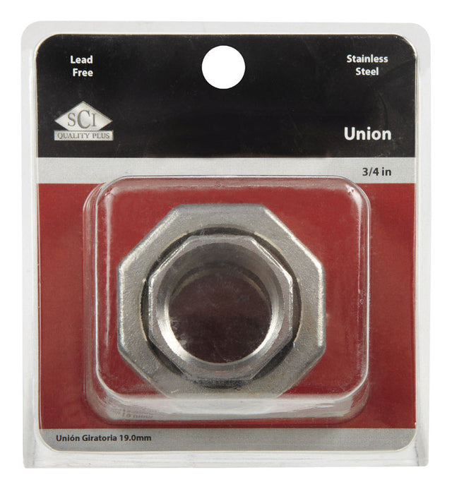 UNION SS 3/4"FPT