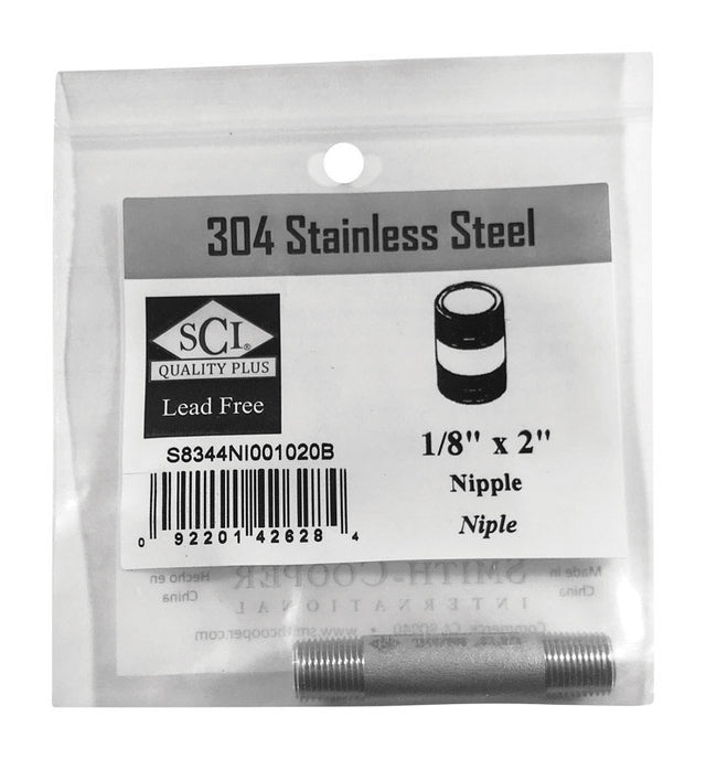 NIPPLE SS 1/8"X2"