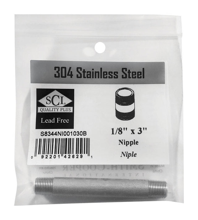 NIPPLE SS 1/8"X3"