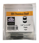 NIPPLE SS 1/4" X 1.5"