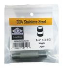 NIPPLE SS 1/4" X 2.5"
