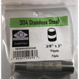 NIPPLE SS 3/8" X 3"