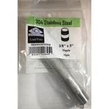 NIPPLE SS 3/8" X 5"