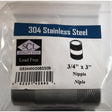 NIPPLE 3/4"X3"