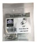 STREET ELBOW 90 1/8"SS