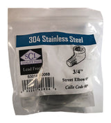STREET ELBOW 90 3/4"SS