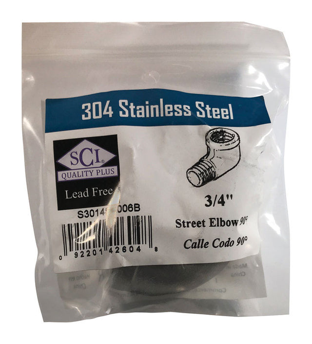 STREET ELBOW 90 3/4"SS