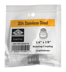 RDC COUPL 1/4X1/8" SS