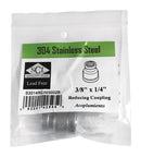 REDC COUPLING 3/8X1/4"SS