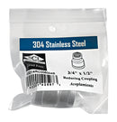 REDC COUPLING 3/4X1/2"SS