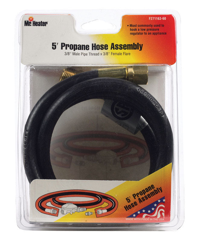 HOSE ASEMBLY BLK/GLD 60"