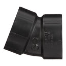 Charlotte Pipe 3 in. Hub X 3 in. D Hub ABS 22-1/2 Degree Elbow