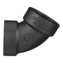 Charlotte Pipe 1-1/2 in. Hub X 1-1/2 in. D Hub ABS 60 Degree Elbow