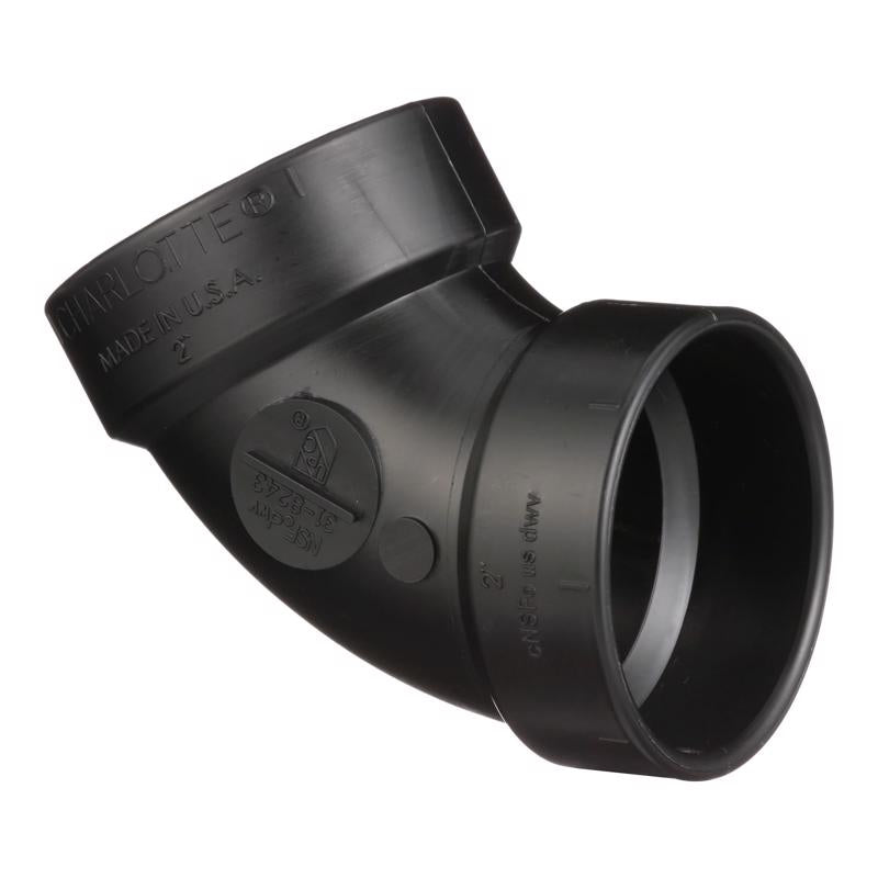 ELBOW 60 ABS DWV 2" HXH