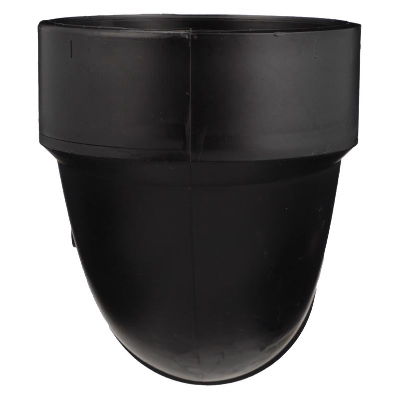 Charlotte Pipe 3 in. Hub X 4 in. D Hub ABS 90 Degree Elbow