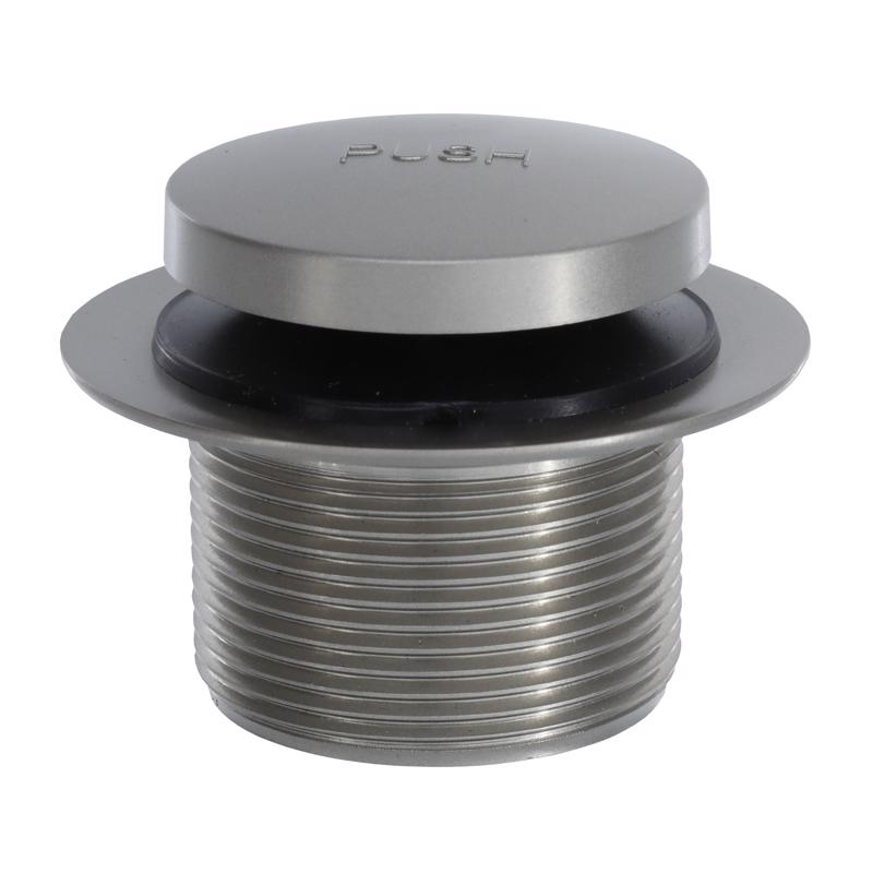 Ace Foot Lok Stop 1-1/2 in. Brushed Nickel Metal Drain Stopper