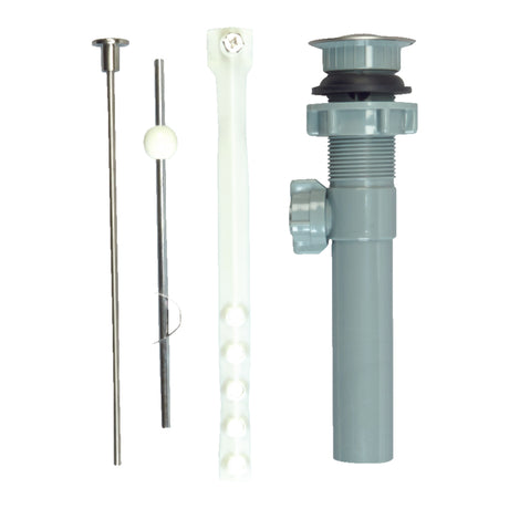 Ace 1-1/4 in. Brushed Nickel Plastic Pop Up Assembly