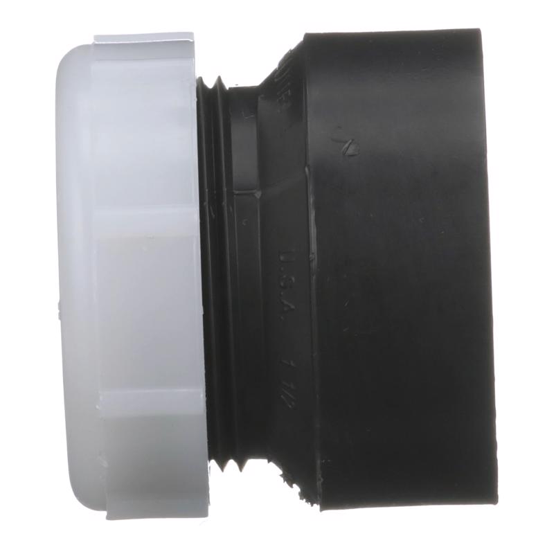 Charlotte Pipe 1-1/2 in. Hub X 1-1/2 in. D Spigot ABS Trap Adapter