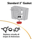 Korky QuietFILL Platinum Universal Complete 2 Inch Toilet Repair Kit
