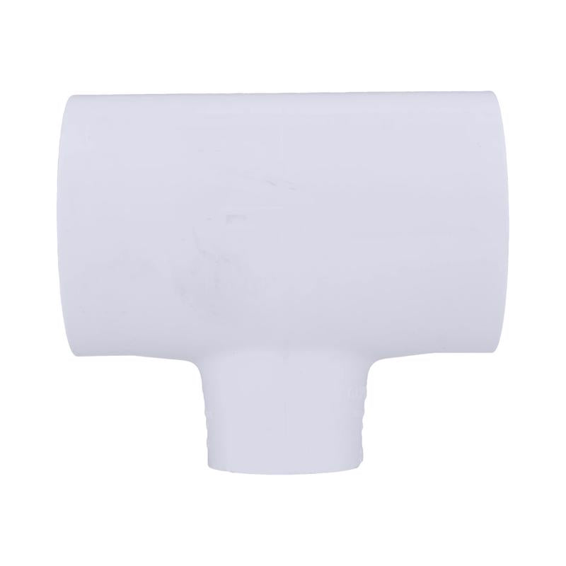 Charlotte Pipe Schedule 40 2 in. Slip X 2 in. D Slip PVC Reducing Tee 1 pk