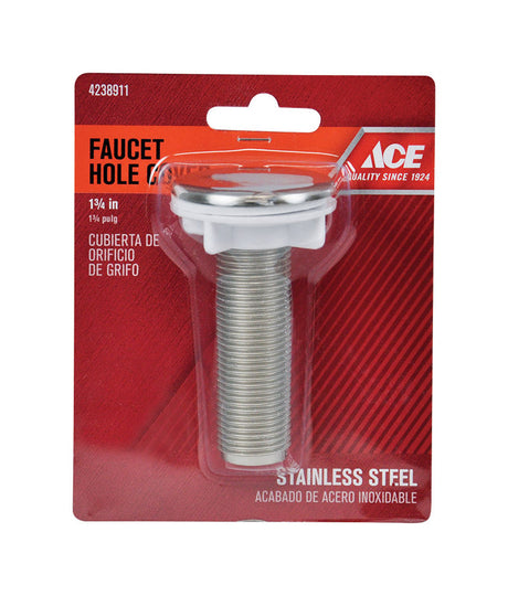 FAUCET HOLE COVER STNLS