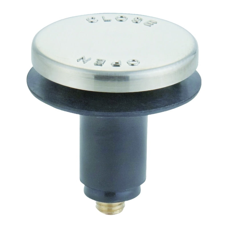 Ace Foot Lok Stop Cartridge 3/8 in. Brushed Nickel Plastic Tub Drain Stopper