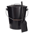 ASH CONTAINER&SHOVEL BLK