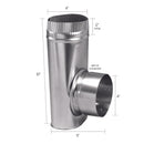 Ace 5 in. L X 4 in. D Black/Silver Aluminum Offset Dryer Connector