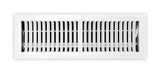 FLOOR REGISTER 14"X4"WHT