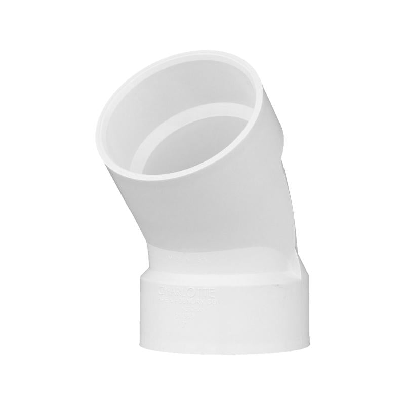 ELBOW 45 PVC DWV 3" HXH
