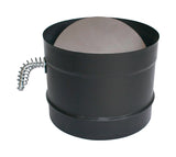 DAMPER SECTION6"BLK PIPE