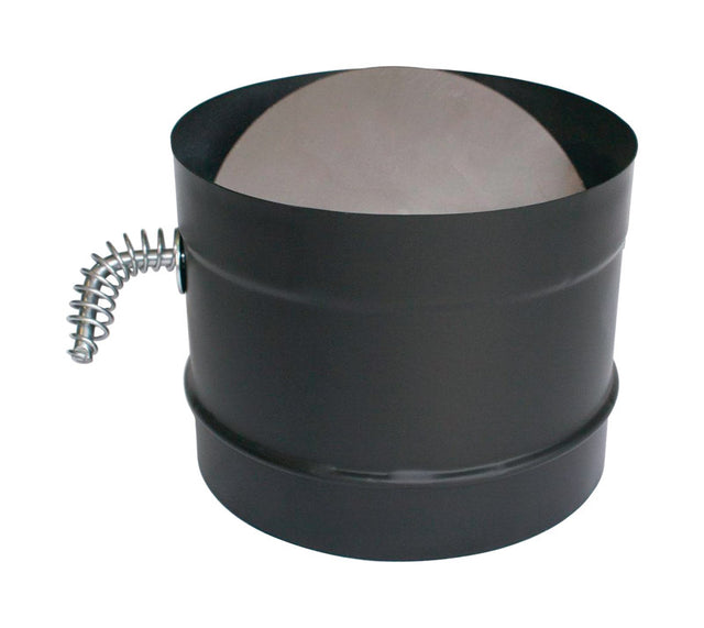DAMPER SECTION6"BLK PIPE