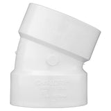 Charlotte Pipe 6 in. Hub X 6 in. D Hub PVC Elbow 1 pk