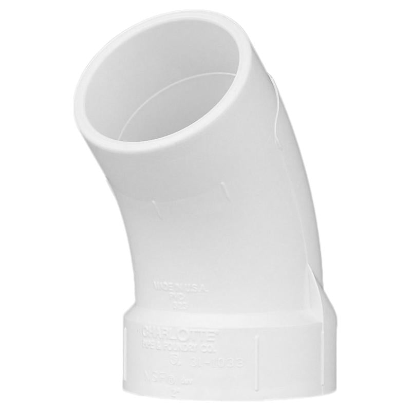 ELBOW 45PVC DWV STREET3"