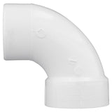 Charlotte Pipe Schedule 40 1-1/2 in. Hub X 1-1/2 in. D Spigot PVC 90 Degree Street Elbow 1 pk