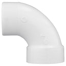 Charlotte Pipe Schedule 40 3 in. Hub X 3 in. D Spigot PVC 90 Degree Street Elbow 1 pk