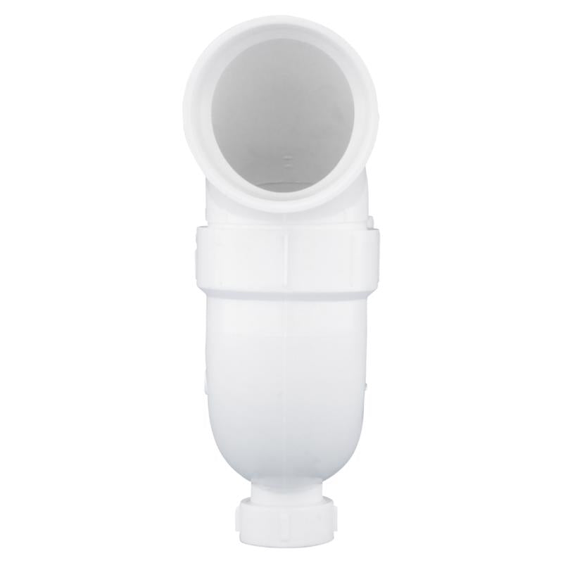 Charlotte Pipe Schedule 40 2 in. Hub X 2 in. D Hub PVC P-Trap with Clean Out 1 pk