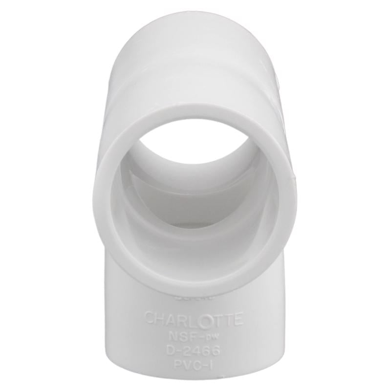Charlotte Pipe Schedule 40 3/4 in. Slip X 3/4 in. D Slip PVC Tee 1 pk