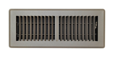 REGISTER FLOOR 12X4" BRN