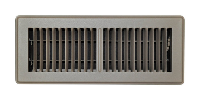 REGISTER FLOOR 12X4" BRN