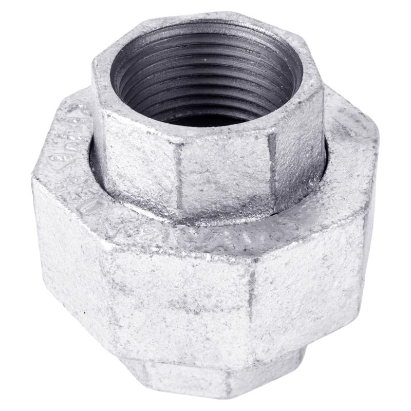 STZ Industries 3 in. FIP each X 3 in. D FIP Galvanized Malleable Iron Union