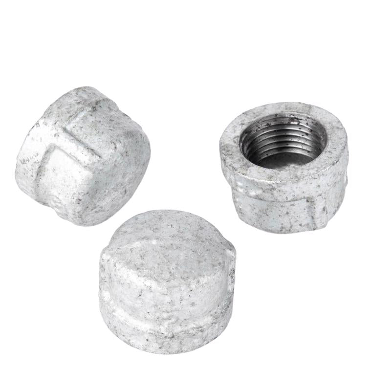 STZ Industries 3 in. FIP each Galvanized Malleable Iron Cap