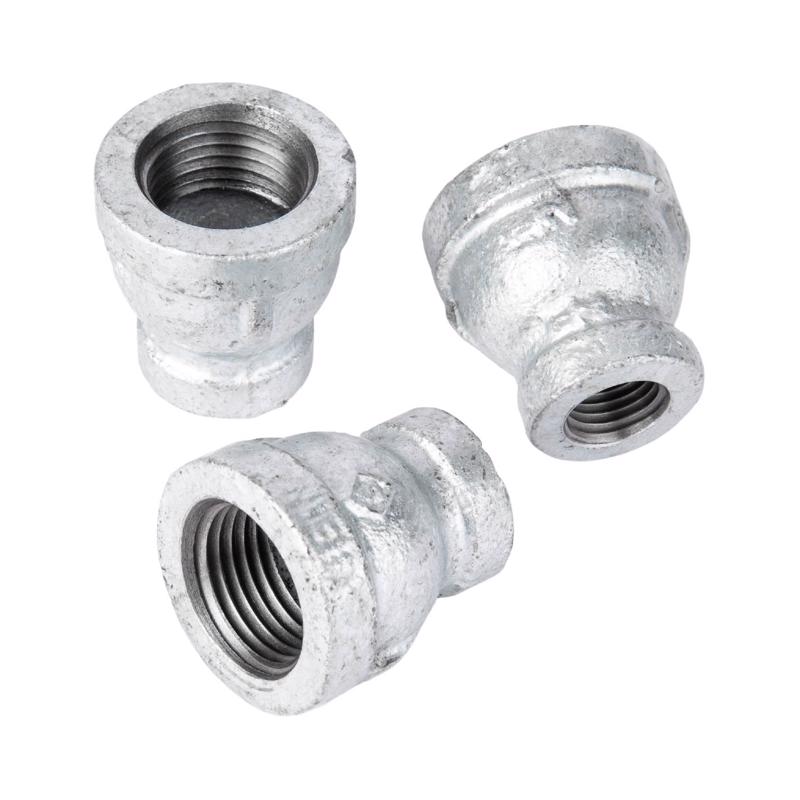 STZ Industries 4 in. FIP each X 3 in. D FIP Galvanized Malleable Iron Reducing Coupling