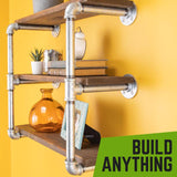 STZ Industries 3 in. FIP each X 3 in. D FIP 3 in. D FIP Galvanized Malleable Iron Tee