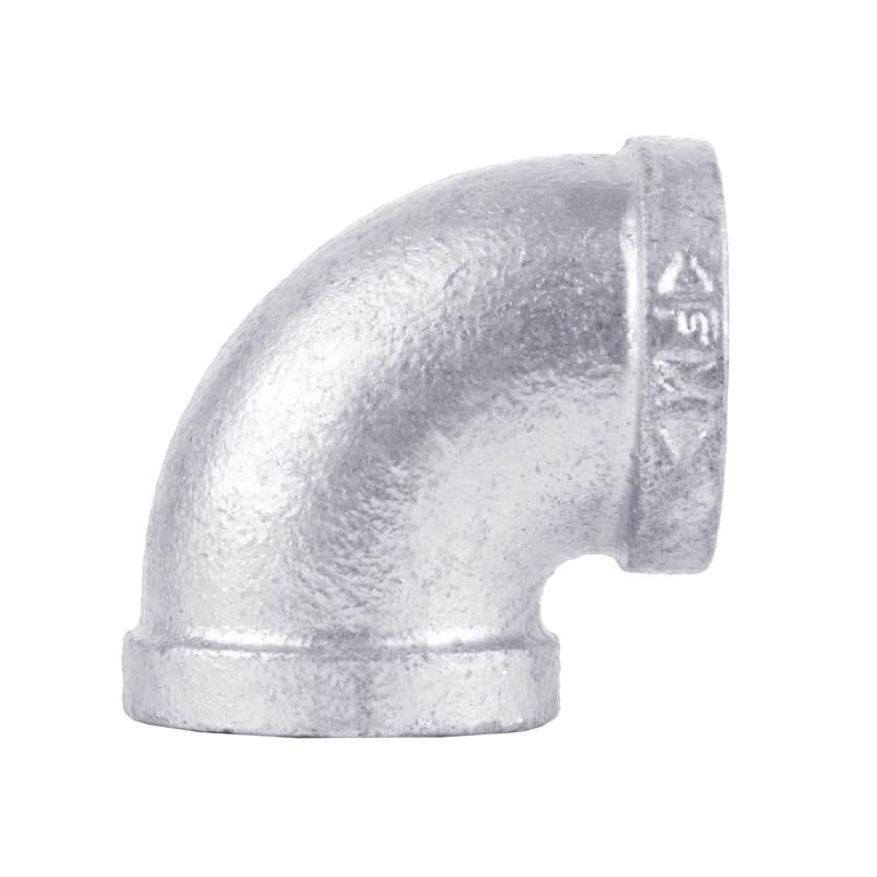 STZ Industries 2-1/2 in. FIP each X 2-1/2 in. D FIP Galvanized Malleable Iron 90 Degree Elbow