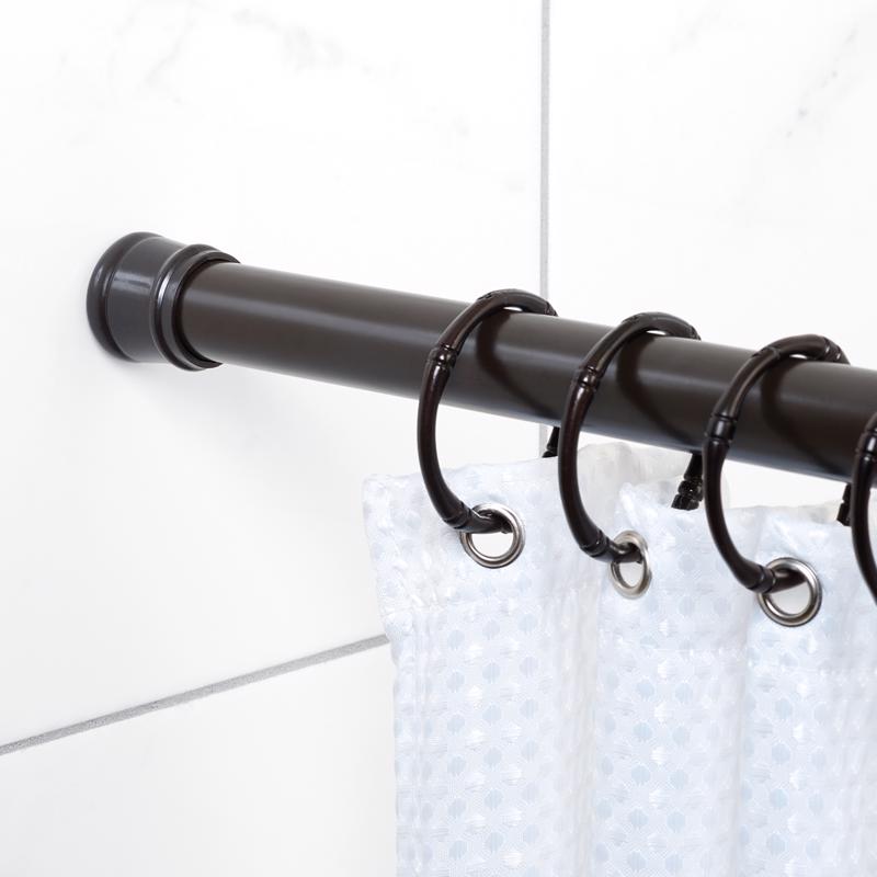 Zenna Home Shower Curtain Rod 72 in. L Oil Rubbed Bronze