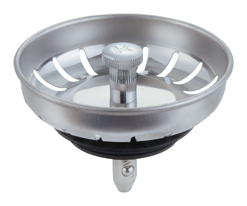 Ace 3 in. D Chrome Stainless Steel Strainer Basket Silver